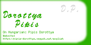 dorottya pipis business card